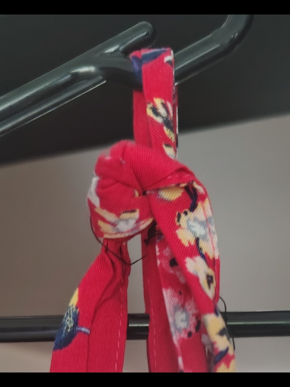 Red Floral Button-Front Sundress - Picture 2 of 3